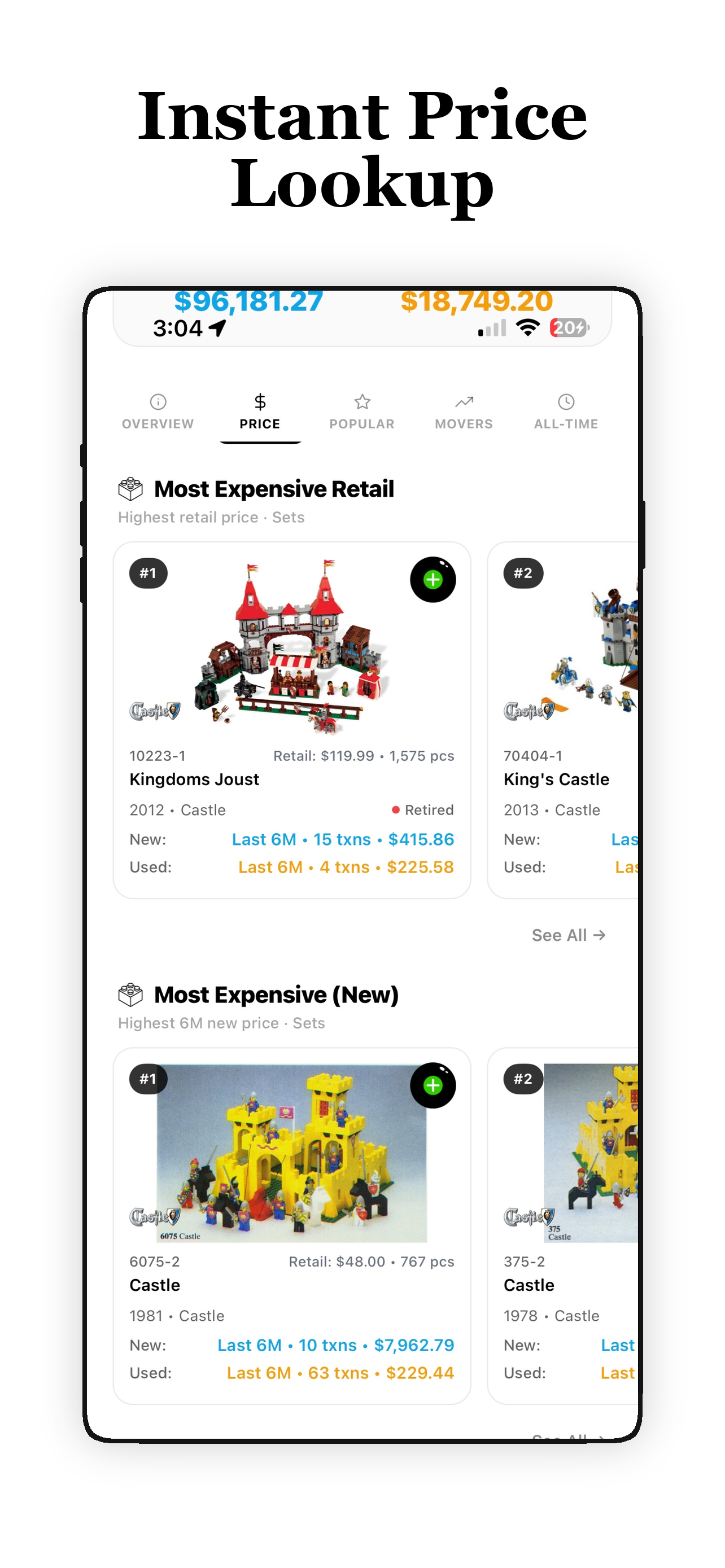 Value8 app screenshot